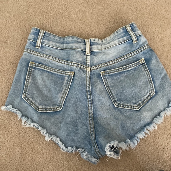 SHEIN blue denim shorts for sale! - Picture 2 of 3